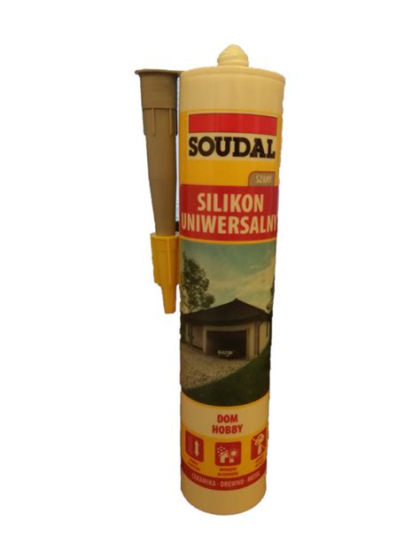 Soudal Silikon Uniwersalny Szary Niska Cena Na Allegro Pl