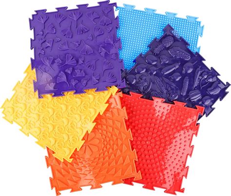 Pcs Massage Sensory Mats Fun Rainbow Set Of Sensory Mat Assorted