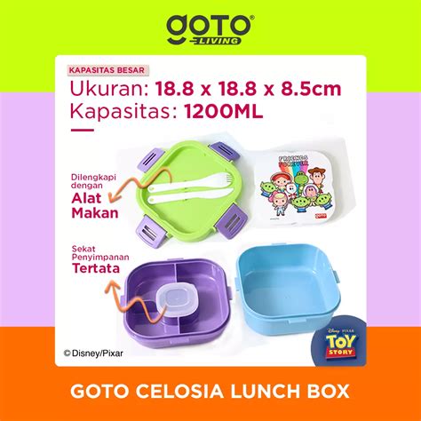 Jual Goto Living Goto Celosia X Disney Lunch Box Kotak Bekal Tempat