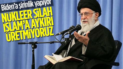 İran Dini Lideri Hamaney İhtiyaç olursa uranyumu yüzde 60 zenginleştiririz