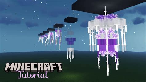 Minecraft Tutorial How To Build Chandelier Youtube