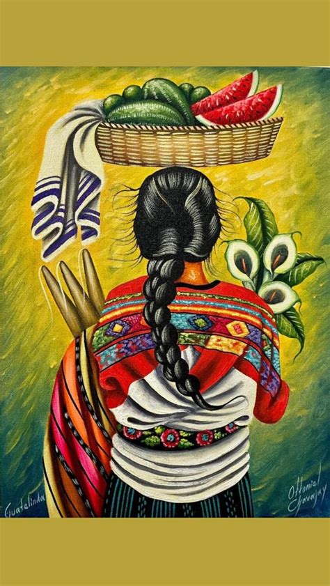 Guatelinda 15 X 12guatemala Artoriginal Oil Painting On Canvas