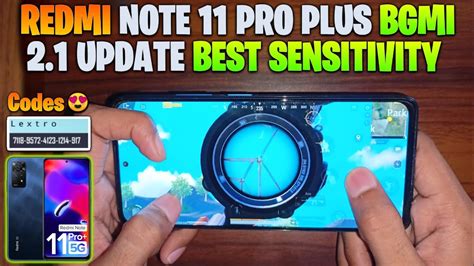 Redmi Note Pro Plus Bgmi Update Best Sensitivity Settings Guide