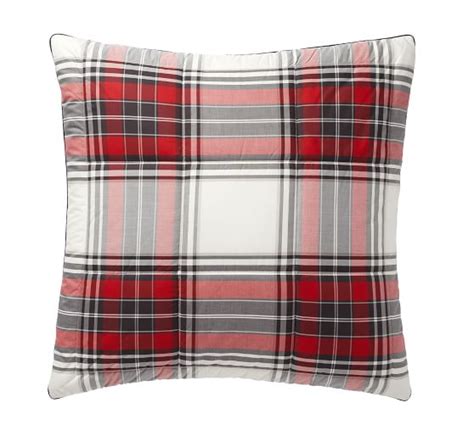 Hamilton Plaid Reversible Cotton Sham Pottery Barn