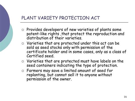 Ppt Geographical Indications And Protection Of Plant Varieties