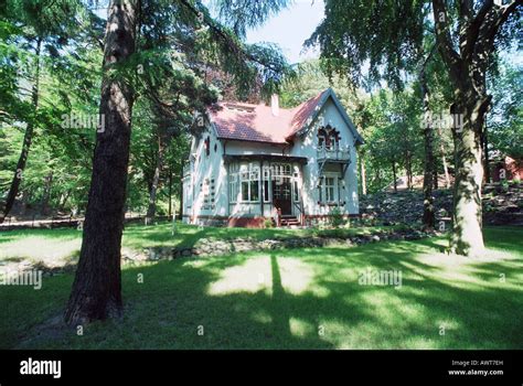 A Small Art Nouveau Style House In Swetlogorsk Russia Stock Photo Alamy