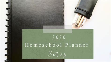 My Franken Plan Homeschool Planner Setup For 2020 YouTube