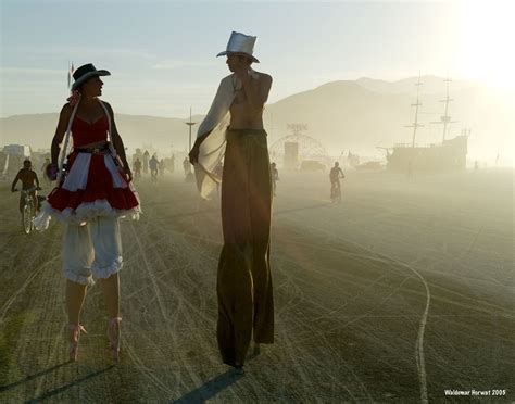 Strolling Down The Esplanade Burning Man Flickr