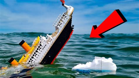 Lego Titanic Sinking In Real Water