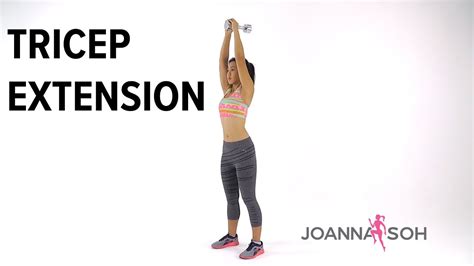 How To Do Tricep Extension Joanna Soh Youtube