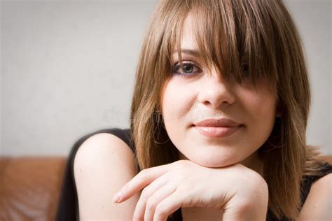 Happy Girl Dreams Stock Image Image Of Lovely Human 11110327