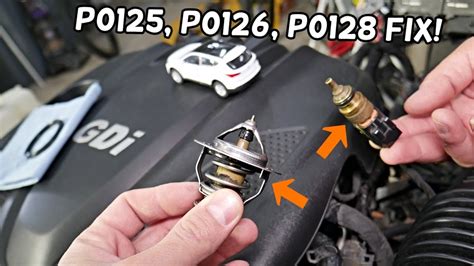 Hyundai Santa Fe Code P P P Thermostat Check Engine Light