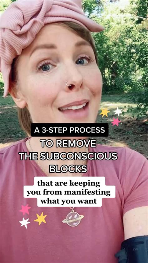 Step Process To Remove Your Subconscious Blocks So You Can Manifest