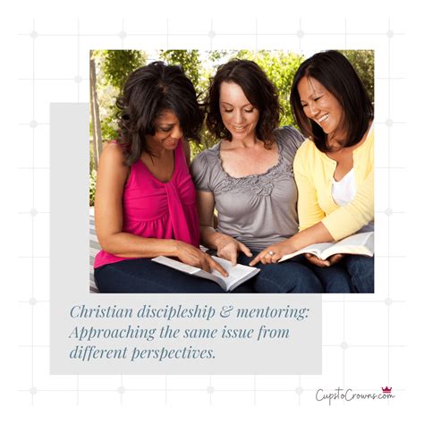 Christian Discipleship And Mentoring — Cups To Crowns