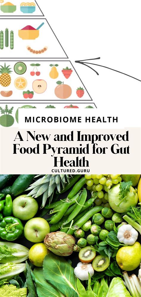 A New And Improved Food Pyramid For Gut Health • Cultured Guru Food