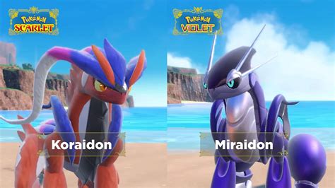 Pokémon Scarlet E Violet Como Desbloquear Koraidonmiraidon E As Suas Habilidades Eurogamerpt