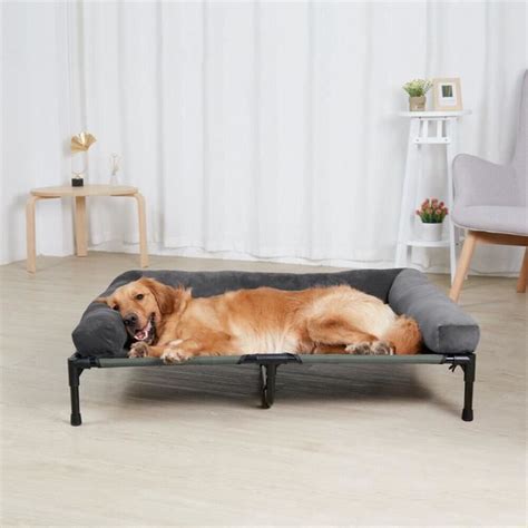 Lit Pour Chien Sur Pied Xxl Lit De Camp Pour Chien Grande Taille Lit