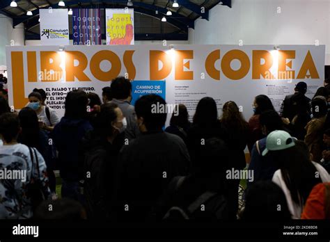 Attendees See A Book Exhibition That Reads Korean Books During The