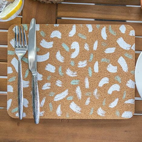 Creative Tops Cork Placemat Set Of 4 Terrazzo