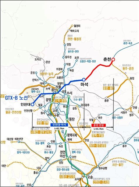 강원특별자치도 수도권 연계 광역철도망 및 순환철도망 조기 구축