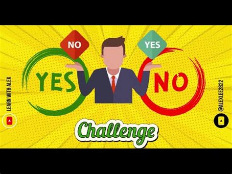 Choose One Button Yes Or No Challenge Find Out Now Quiz Trivia