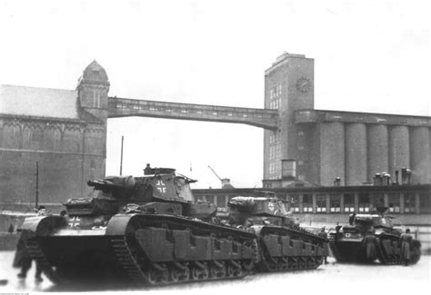 Panzerkampfwagen Neubaufahrzeug Units In Oslo Invasion Of Norway