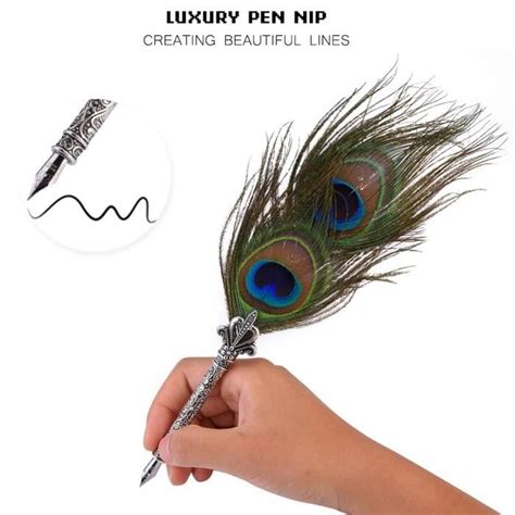 Hurrise Stylo Plume Plume Dip Pen Box R Tro Classique Dip Pen