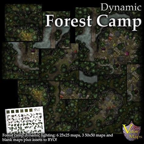 Dynamic Forest Camps Roll20 Marketplace Digital Goods For Online