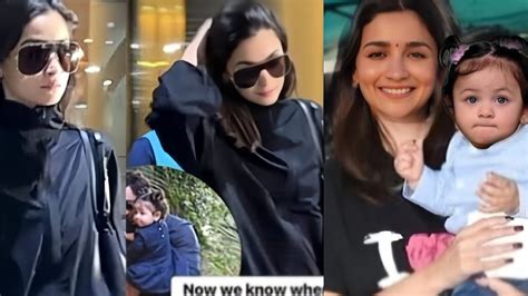 Alia Bhatt Come Back From Singapore And Spend Time With Her Daughters