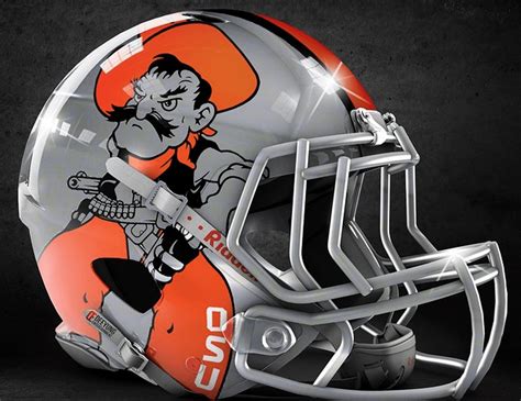 Heres A Reimagined Pistol Pete Football Helmet Pistols Firing