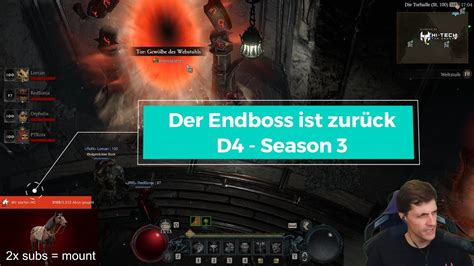 Diablo 4 Der Season Endboss ist zurück aber stärker YouTube