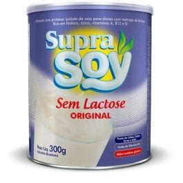 Alimento À Base de Soja Supra Soy Original sem Lactose Lata 300g