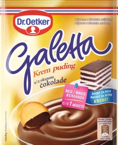 Galetta s okusom čokolade Galetta Dr Oetker