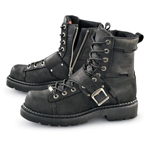 Mens Harley Davidson® Gaucho Boots Black 133837 Motorcycle