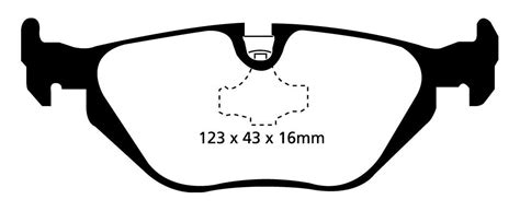 EBC B16 Bremsen Kit Hinten Beläge Scheiben für Alpina B3 E46 BMW eBay