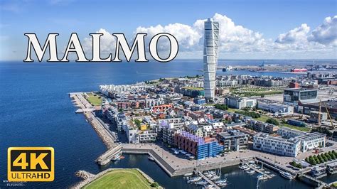 Malmo Sweden 4K Drone Footage ALL In 4K GlobalGetaways