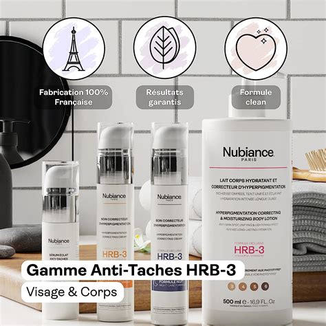 NUBIANCE Rituel Complet Crème Anti Tache Visage