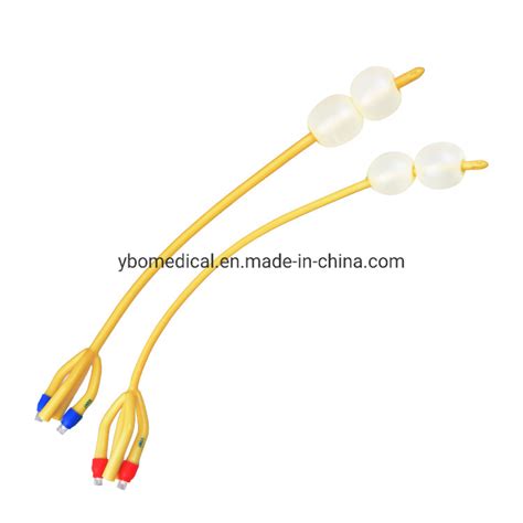 4 Ways Latex Foley Disposable Medical Double Balloons Foley Catheter China Bardex Foley