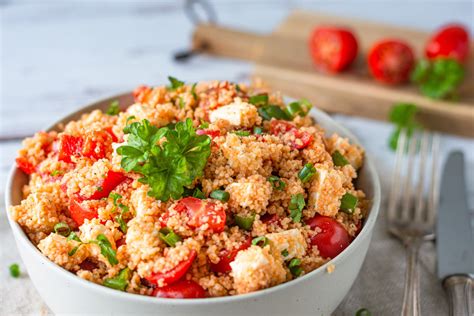 Couscous Salat Mit Feta Schnell Und Einfach