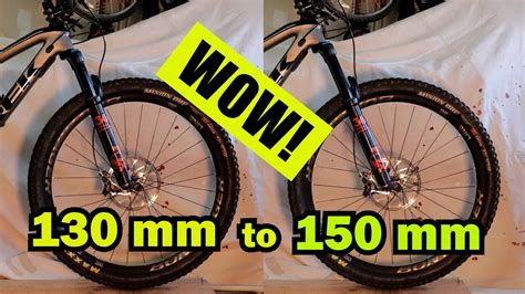 Fox Mtb Fork Travel Increase Mm To Mm How To Increase Mtb Fork