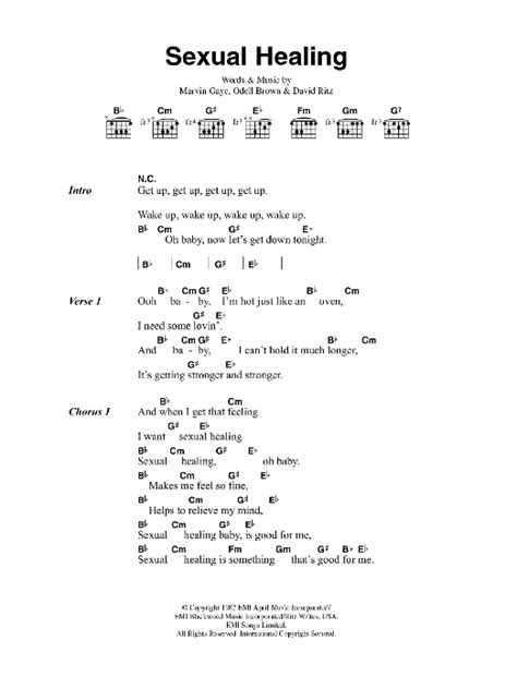 Sexual Healing By Marvin Gaye Guitar Chords Lyrics Guitar Instructor