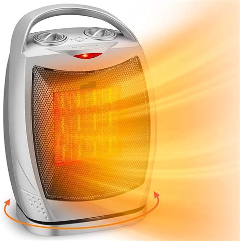 Givebest Portable Ceramic Space Heater In Oscillating W W