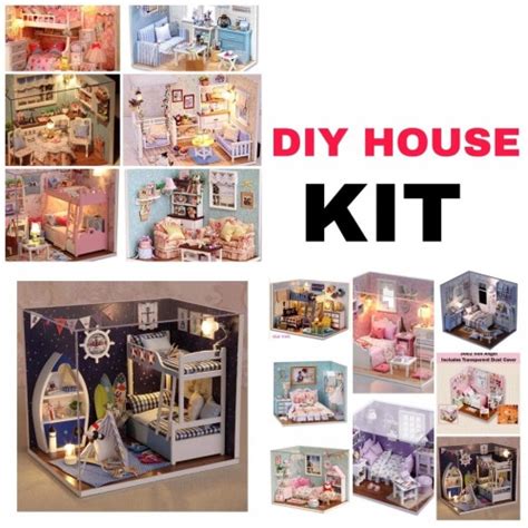 Promo Diy Miniatur Rumah Diy Miniature House Doll House Rumah Boneka