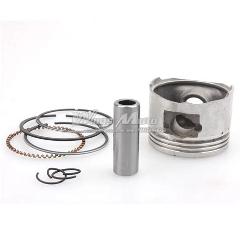 GY6 80cc Piston Kit 47mm Big Bore Piston Rings Pin Set Moped Scooter