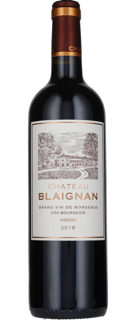 K B Ch Teau Blaignan Cru Bourgeois M Doc Chateau Blaignan Meny Vin