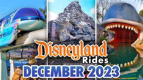 Disneyland Rides December Povs K Youtube