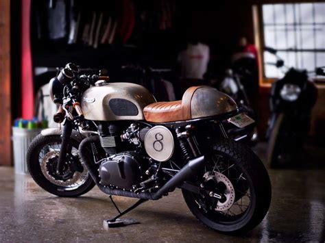 Tyler Florences Triumph Bonneville Cafe Racer Rocketgarage Cafe