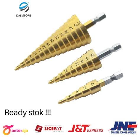 Mata Bor Pagoda Multi Step Drill Cone Drill HSS Coating Titanium Spiral