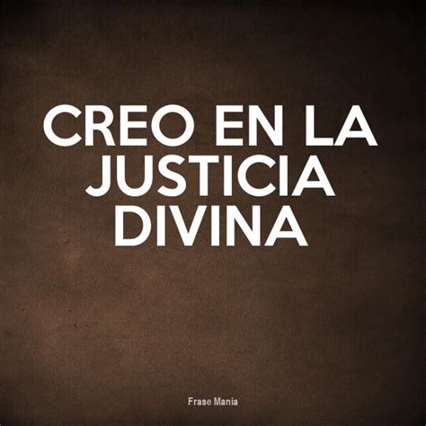 Cartel Para Creo En La Justicia Divina