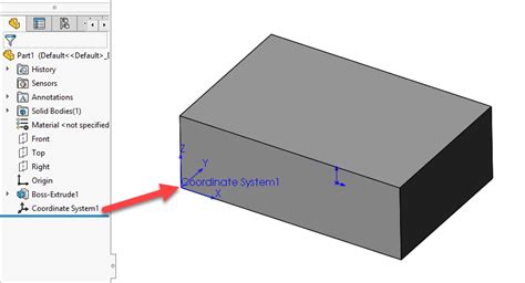 How To Generate A Custom Solidworks Coordinate System